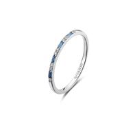 Brosway Bague Femme en Argent et Freedom Blue | Collection Fancy - FFB136, 16, Argent sterling, Zircone cubique