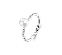 Brosway Bague Femme en Argent et Infini White/Perles | Collection Fancy - FIW177, 14, Argent sterling, Zircone cubique