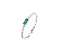 Brosway Bague Femme en Argent et Life Green | Collection Fancy - FLG148, 14, Argent sterling, Zircone cubique