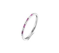 Brosway Bague Femme en Argent et Passion Ruby | Collection Fancy - FPR144, 14, Argent sterling, Zircone cubique