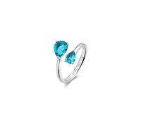 Brosway Bague pour femme en argent et vert aqua | Collection Fancy - FAG22
