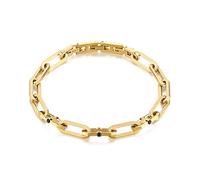 Brosway BBU13 Bracelet pour homme en acier, collection Caliburn, 220mm, Acier inoxydable, cristaux