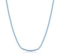 Brosway BEIN026 Collier Femme en Cristaux Bleus, Design Croissant