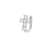 Brosway Boucle d'oreille femme avec symbole croix | Collection Fancy - FIW23, 14mm, Argent sterling, Zircone cubique