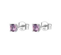 Brosway Boucle d'oreille pour femme, boucle d'oreille à Lobo en argent et tendre rose | Collection FANCY - FTP13