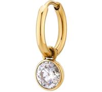 Brosway Boucle d'oreille simple plaqué or avec zircon 2in1 Chakra Bhke128
