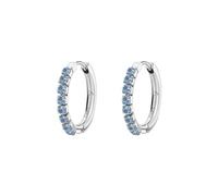 Brosway Boucles d'oreilles créoles femme en acier, boucles d'oreilles femme collection Desideri - BEIE018, Ø 21,5mm, Acier inoxydable, Zircone cubique
