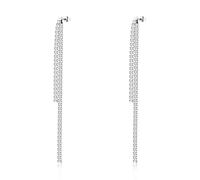 Brosway Boucles d'oreilles femme en acier inoxydable | Collection DESIDERI - BEIE003, 10 cm, Acier inoxydable, Zircone cubique