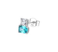 Brosway Boucles d'oreilles femme en argent 925, avec cristaux bleus et transparents, modèle FAG11