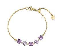 Brosway Bracelet Dreaming en acier 316L doré et cristaux améthyste BIG13