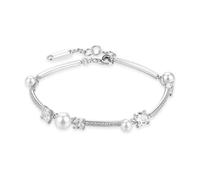 Brosway Bracelet femme, bracelet rigide en argent et infini/blanc | Collection Fancy - FIW173