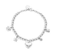 Brosway Bracelet Femme En Acier | Collection Chakra Femme En Acier Avec Cristaux Et Symbole Coeur | Collection Chakra - BHKB167