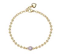 Brosway Bracelet Femme en Acier et Zircone Cubique avec Symbole Coeur | Collection Desideri - BEI086