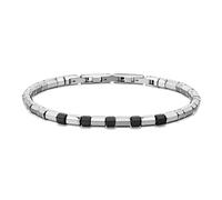 Brosway BTD051 Bracelet pour homme en acier inoxydable, design moderne avec éléments noirs et argentés