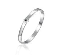 Brosway BWY17 Bracelet rigide pour homme en acier, collection With You, d62mm, Acier inoxydable, No Gemstone