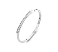 Brosway BWY56 Bracelet pour femme en acier, collection With You, Ø 60mm, Acier inoxydable, cristaux