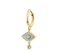 Brosway Chakra eye single earring BHKE142 golden steel with crystals