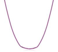 Brosway Collier femme BEIN025, élégant ras du cou avec cristaux roses, bijou raffiné en argent sterling