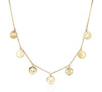 Brosway Collier Femme Chant avec pendentifs en Acier doré et Cristaux BAH02