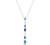 Brosway Collier femme, collier ras du cou en argent et Freedom Blue | Collection Fancy - FFB131