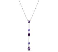 Brosway Collier femme, collier ras du cou en argent et Magic Purple | Collection Fancy - FMP131