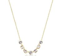 Brosway Symphonia BYM162 Collier pour femme en acier inoxydable plaqué or 14 carats orné de cristaux Longueur 43 cm, 430mm, LABEL_ACCIAIO_316L, Cristal