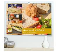 Brot und Gebäck. Feines aus der Backstube (hochwertiger Premium Wandkalender 2026 DIN A2 quer), Kunstdruck in Hochglanz: Ofenfrische Backwaren schmecken immer!