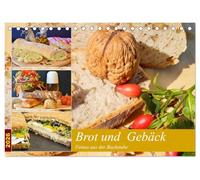 Brot und Gebäck. Feines aus der Backstube (Tischkalender 2026 DIN A5 quer), CALVENDO Monatskalender: Ofenfrische Backwaren schmecken immer!