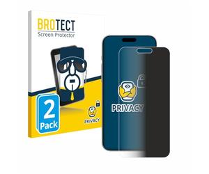 brotect 2 Pièces Protection Anti-Espion pour Apple iPhone 16 Pro Max [Anti-Spy, Privacy Film, Écran de Confidentialité, filtre de lumière bleue]