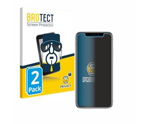 brotect 2 Pièces Protection Anti-Espion pour Apple iPhone X/Xs [Anti-Spy, Privacy Film, Écran de Confidentialité, filtre de lumière bleue]