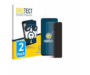 brotect 2 Pièces Protection Anti-Espion pour Blackview Shark 6 5G [Anti-Spy, Privacy Film, Écran de Confidentialité, filtre de lumière bleue]