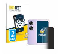 brotect 2 Pièces Protection Anti-Espion pour Oppo Find N2 Flip (Affichage arrière) [, Écran de Confidentialité, filtre de lumière bleue]