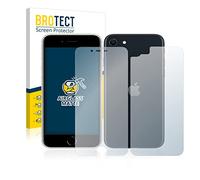 brotect Anti-Reflet Protection d'Écran Verre Mat pour Apple iPhone SE 3 2022 (Avant+Arrière) - Film Protecteur Vitre 9H