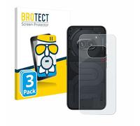 brotect Anti-Reflet Protection d'Écran Verre Mat pour Nothing Phone (2a) (Arrière) (3 Pièces) - Film Protecteur Vitre 9H