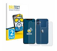 brotect Film Protection pour Apple iPhone 12 | (Avant+Arrière) 2 Pièces Mat Protection d'écran Made in Germany Anti Reflet Anti-traces de Doigts Anti-Rayures