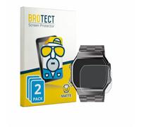 brotect Film Protection pour Casio A168WEGG-1BEF | 2 Pièces Mat Protection d'écran Made in Germany Anti Reflet Anti-traces de Doigts Anti-Rayures