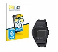 BROTECT Film Protection pour Casio G-Shock GW-M5610-1ER | 6 Pièces Clair Protection d'écran Made in Germany Anti-Rayures Transparent