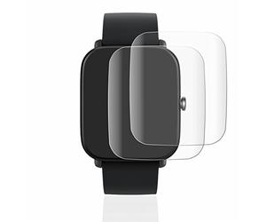 brotect Film Protection pour Huami Amazfit Bip U | 2 Pièces Clair Protection d'écran Made in Germany Intégrale 3D Incurvé Couverture Complète Transparent