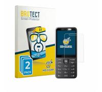 brotect Film Protection pour Nokia 235 4G 2.0 | 2 Pièces Clair Protection d'écran Made in Germany Anti-Rayures Transparent