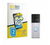 brotect Film Protection pour Ring Battery Video Doorbell Plus | (2e Gen.) 2 Pièces Clair Protection d'écran Made in Germany Anti-Rayures Transparent