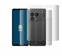 brotect Film Protection pour Sony Xperia 1 VIII | (Avant+Arrière) 2 Pièces Clair Protection d'écran Made in Germany Intégrale 3D Incurvé Couverture Complète Transparent