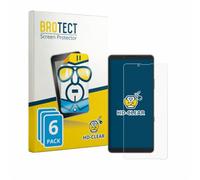brotect Film Protection pour Sony Xperia 10 VIII | 6 Pièces Clair Protection d'écran Made in Germany Anti-Rayures Transparent
