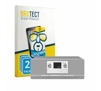 brotect Film Protection pour TechniSat Digitradio 372 CD | 2 Pièces Clair Protection d'écran Made in Germany Anti-Rayures Transparent