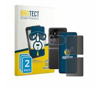 brotect Protection Anti-Espion pour Blackview Hero 10 | (Avant+Arrière) 2 Pièces Anti-Spy Protection d'écran Made in Germany Privacy Film Écran de Confidentialité Clair