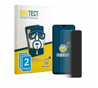 BROTECT Protection Anti-Espion pour Blackview Wave 10C | 2 Pièces Anti-Spy Protection d'écran Made in Germany Privacy Film Écran de Confidentialité Clair