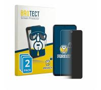 brotect Protection Anti-Espion pour Motorola Moto G37 Power | 2 Pièces Anti-Spy Protection d'écran Made in Germany Privacy Film Écran de Confidentialité Clair