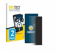 brotect Protection Anti-Espion pour Nubia Z60 Ultra | 2 Pièces Anti-Spy Protection d'écran Made in Germany Privacy Film Écran de Confidentialité Clair