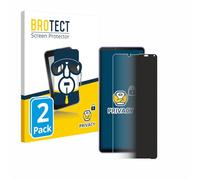 brotect Protection Anti-Espion pour Sony Xperia 10 IV | 2 Pièces Anti-Spy Protection d'écran Made in Germany Privacy Film Écran de Confidentialité Clair