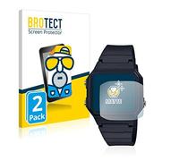 brotect Protection Ecran Anti-Reflet pour Casio Unisex A168WA-1YES (2 Pièces) - Film Mat