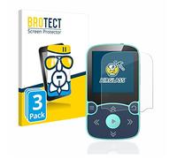 brotect Protection Écran Verre pour AGPtek A65X MP3 Player with clip (3 Pièces) Film Protecteur Vitre 9H [Anti-Rayures, Transparent]